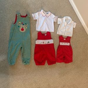 Christmas Boy Smocks